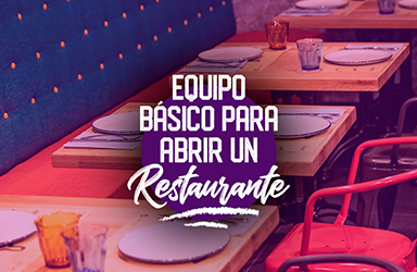 ¿Conoces el equipo básico para abrir un restaurante?